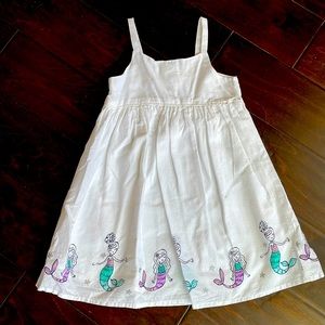 Gimboree White dress mermaids